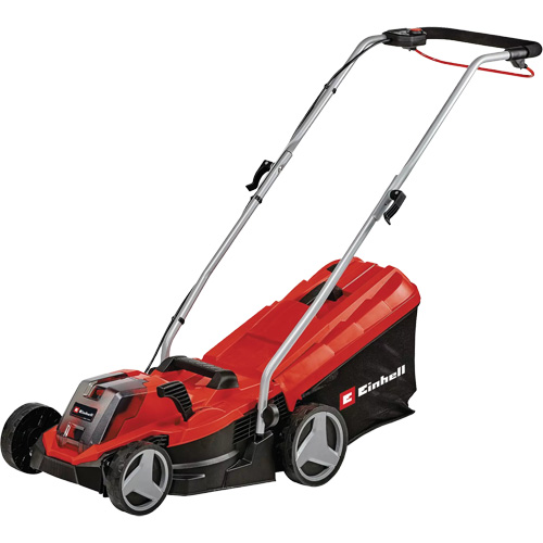 Ensemble tondeuse &agrave; gazon pouss&eacute;e sans fil, Pouss&eacute;e, &agrave; pile, Largeur de coupe 13" - Einhell 3413298