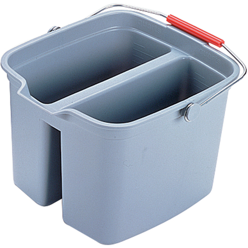 Seau Brute, Capacit&eacute; de 4.25 gal. US (17 pintes), Gris - Rubbermaid FG261700GRAY