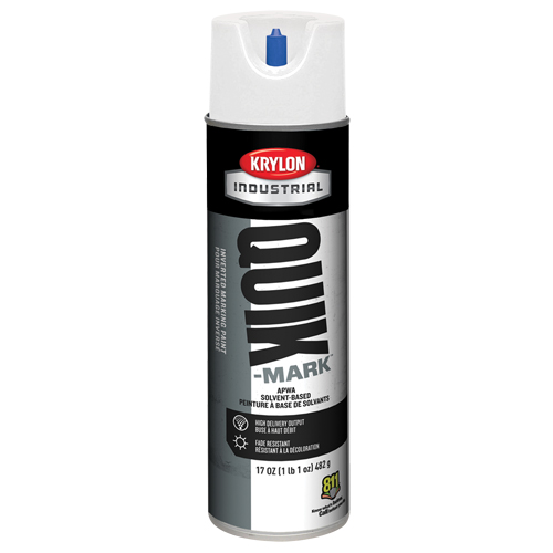 Peinture de marquage industrielle invers&eacute;e &agrave; base de solvant Quik-Mark, 17 oz, Canette a&eacute;rosol - Krylon Industrial A03900007
