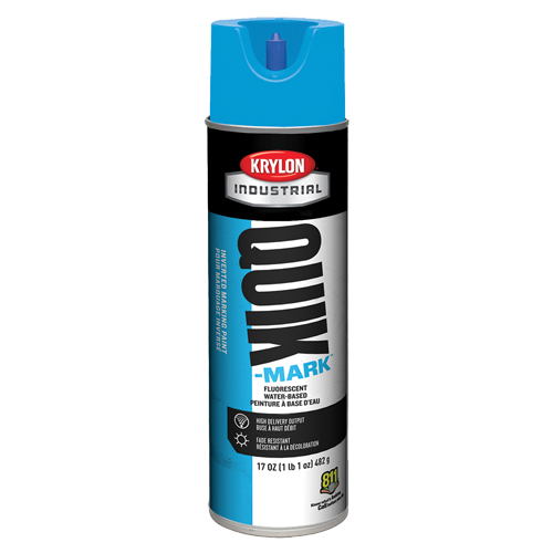 Peinture de marquage industrielle invers&eacute;e &agrave; base d'eau Quik-Mark, 17 oz, Canette a&eacute;rosol - Krylon Industrial A03620004