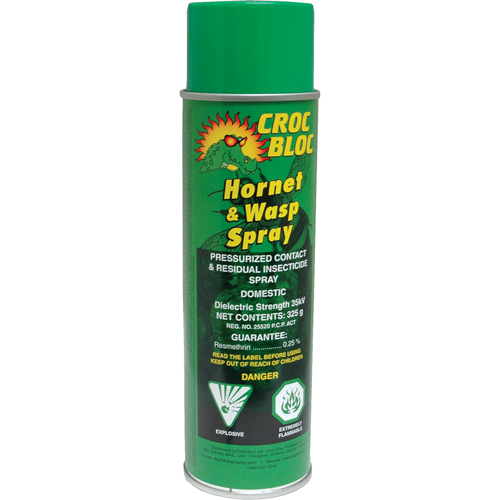 Insecticide contre les gu&ecirc;pes et les frelons, 325 g, Canette a&eacute;rosol - Croc Bloc WCA545KU