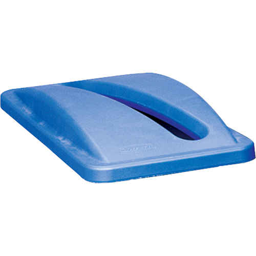 Dessus &agrave; recyclage pour papier Slim Jim - Rubbermaid FG270388BLUE