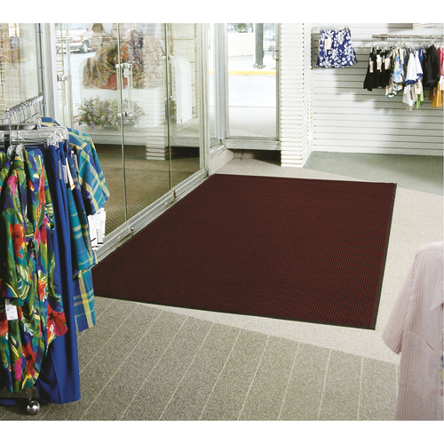 Needle-Rib Matting, Wiper/Scraper, 4' x 32' x 15/16", Red - Mat Tech 3M438SM-32