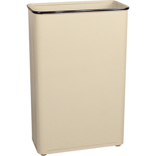 Corbeille &agrave; papier rectangulaire, 96 pintes, Acier - Rubbermaid FGWB96RAL
