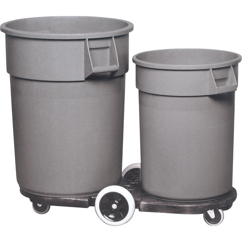 Socle roulant Tandem Brute, Noir - Rubbermaid FG264600BLA
