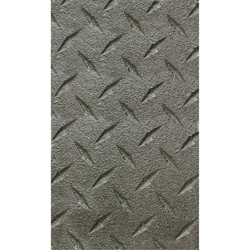 Tapis Dura Shock, Nid d'abeilles/Rainur&eacute;, 4' x 6' x 3/4", Noir, Caoutchouc - Mat Tech DU0046BK