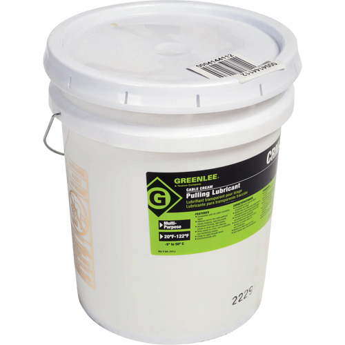 Cable Cream Pulling Lubricant, Bucket - Greenlee CRM-5