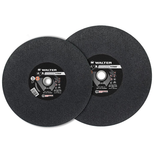 Disque de coupe Zip Titan, 16" x 9/64", Arbre de 7/8", Type 1, Carbure de silicium, 3800 Tr/min - Walter Technologies Pour Surface 10H163