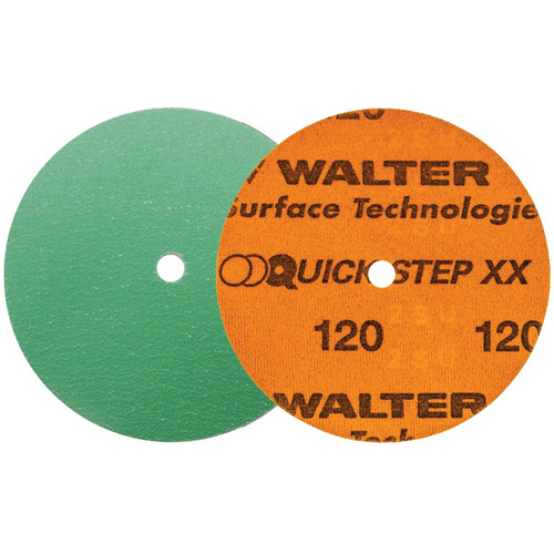 Disque de ponçage QUICK-STEP XX, dia 5", Grain 120, C&eacute;ramique - Walter Technologies Pour Surface 15V512