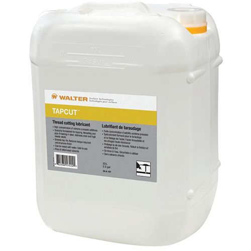 Lubrifiant de filetage TAPCUT, 20 L - Walter Technologies Pour Surface 53A107
