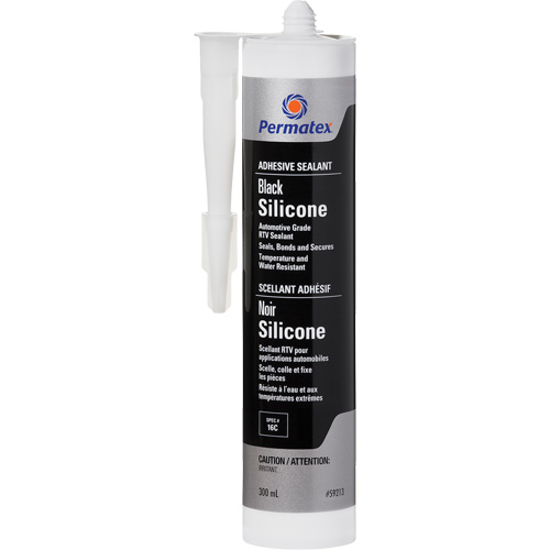RTV Adhesive Sealant, 300 ml, Cartridge, Black - Permatex 59213