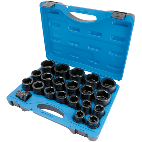 PS2134 6-Point SAE Socket Set, 21 Pcs, Impact, 3/4" Drive Size - JET 610409