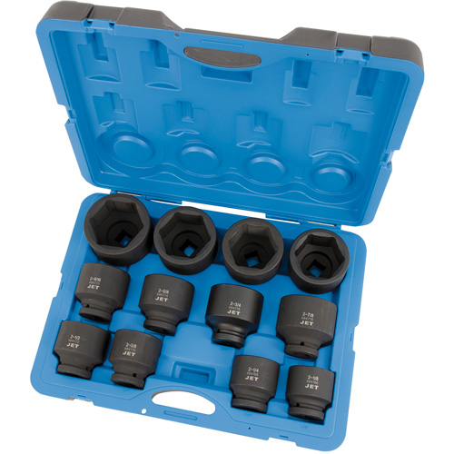 PS1201 6-Point SAE Socket Set, 12 Pcs, Impact, 1" Drive Size - JET 610506