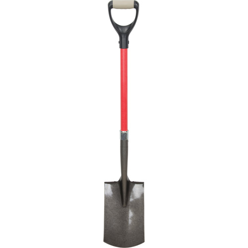 Pelles robustes, Fibre de verre, Lame Acier au carbone, Manche en Prise en D, Longueur 30-1/2" - Outils Aurora 