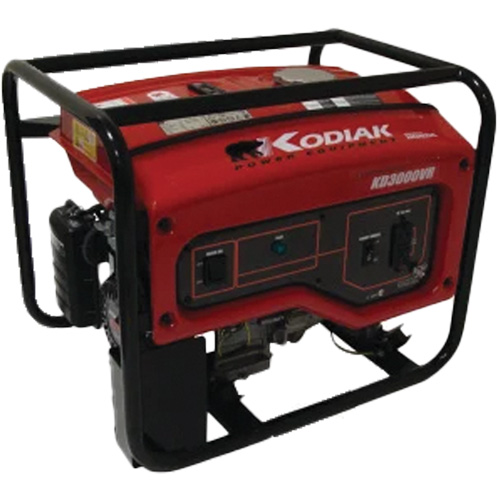 Kodiak KD3000VR Portable Generator, 2400 W Rated, 120 V, 16 L Tank - Kodiak Power Equipment KD3000VR