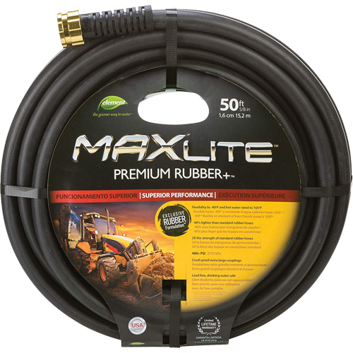 Commercial Duty Hoses, Rubber, 5/8" dia. x 50' - Swan CELSGC58050