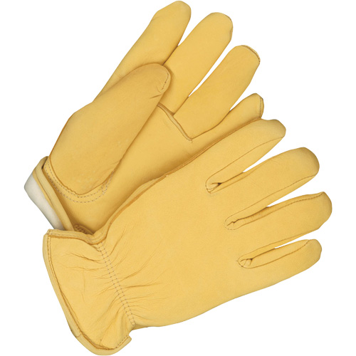Classic Lined Drivers Gloves, Small, Grain Deerskin Palm, Thinsulate Inner Lining - Bob Dale Gloves 20-9-366-S