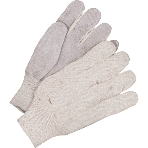 Classic Fitter Gloves with Cotton Back, One Size, Split Cowhide Palm - Bob Dale Gloves 30-1-LK86E