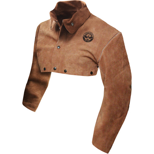 Standard Grade Leather Cape Sleeve, X-Large, Brown - Bob Dale Gloves 60-1-202-XL