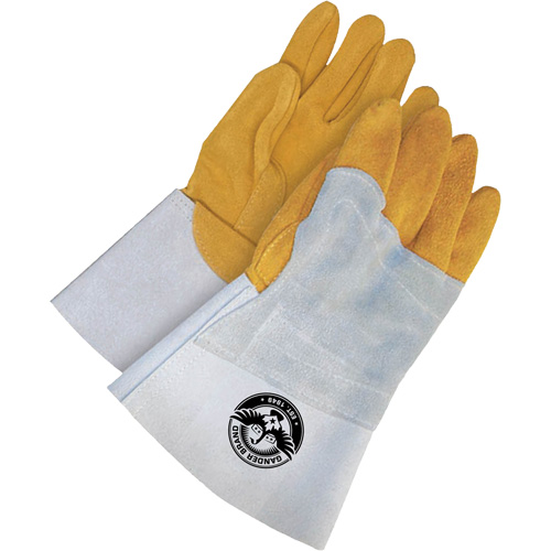 Gants de soudage &agrave; l'arc TIG Gander Brand, Cuir de daim refendu, Taille 11 - Bob Dale Gloves 64-1-1145-11