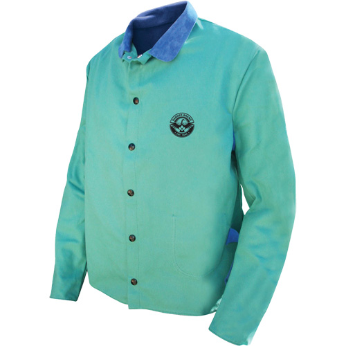 Gander Brand Banox&reg; FR Full Jacket, Cotton/Leather, 2X-Large, Green - Bob Dale Gloves 64-1-30C-X2L