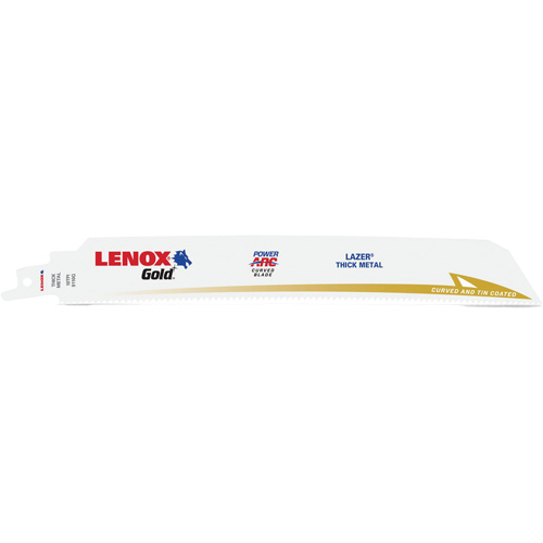 Reciprocating Saw Blade, Bi-Metal, 10 TPI, 9" L x 1" W - Lenox 210979110GR