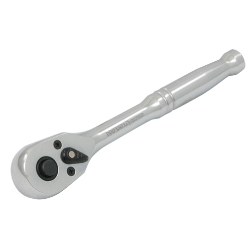 Quick-Release Ratchet Wrench, 1/4" Drive, Plain Handle - Dynamic Tools D001301