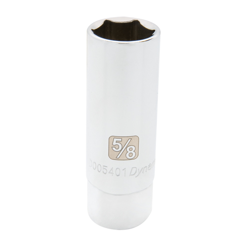 Spark Plug Socket, 3/8" Drive, 13/16" Socket, 2-1/2" L - Dynamic Tools D005401