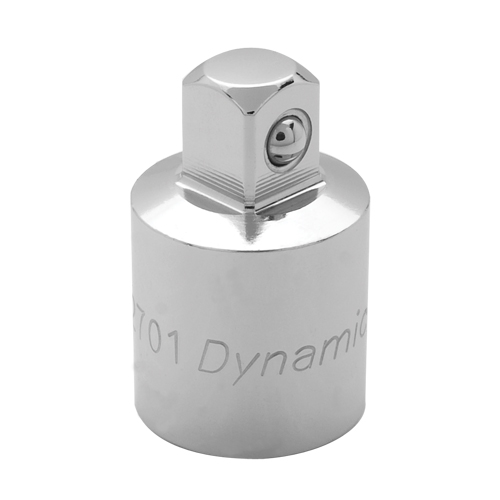 Adaptor Socket, 1/2" Drive, 3/8" Socket, 1.4" L, Ball - Dynamic Tools D012701