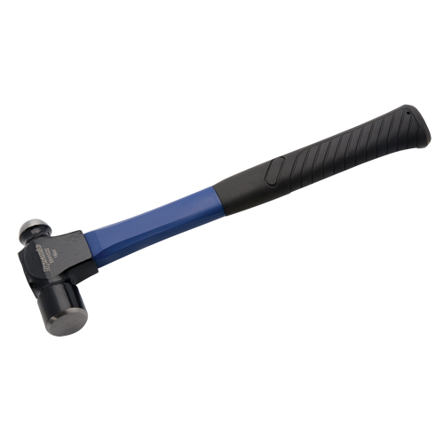 Ball Pein Hammer, 32 oz. Head Weight, Polished Face, Fibreglass Handle - Dynamic Tools D041024