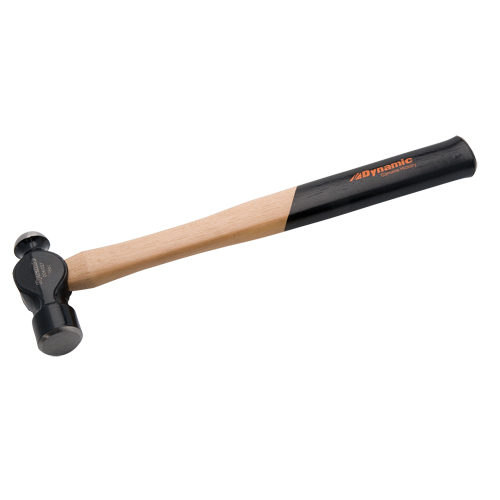 Ball Pein Hammer, 16 oz. Head Weight, Polished Face, Wood Handle - Dynamic Tools D041027