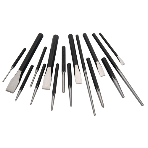 Punch and Chisel Set, 16 Pieces - Dynamic Tools D058203