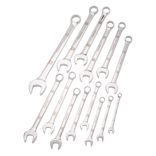 Wrench Set, Combination, 14 Pieces, Imperial - Dynamic Tools D074201