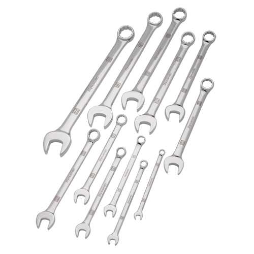 Wrench Set, Combination, 12 Pieces, Imperial - Dynamic Tools D074202
