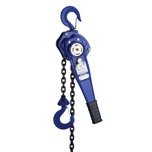 Lever Hoist with 3' Chain, 3' Lift, 500 lbs. (0.25 tons) Capacity - Gray Tools LH-0.25-3