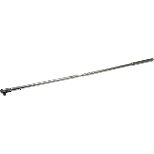 Micro-Adjustable Fixed-Head Torque Wrench, Click, 1" Square Drive, 200 - 1000 ft-lbs. - Gray Tools MFR1000HD
