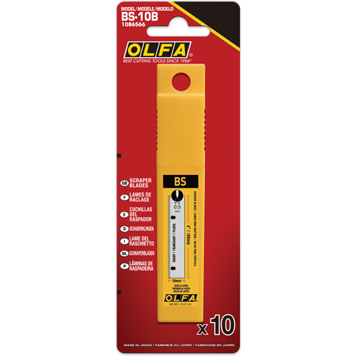 100mm BS-10B Dual-Edge Scraper Blades - Olfa 1086566
