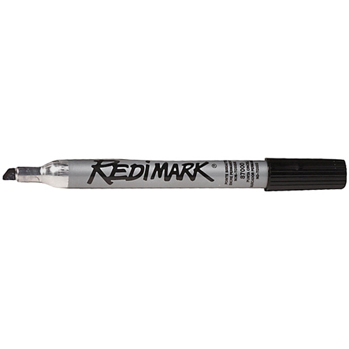 Marqueur permanent Dixon Redimark, Noir, Pointe Ciseau -  