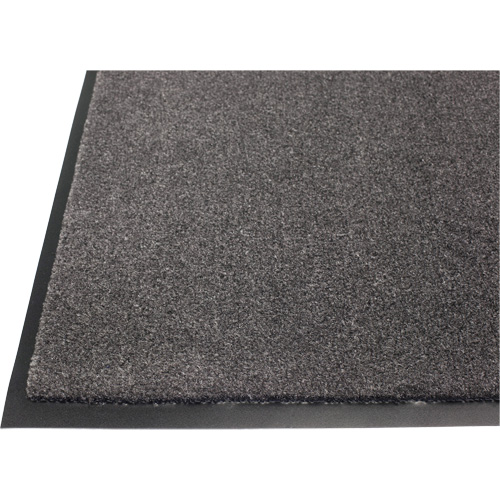 Poly-Tuft Matting, Wiper, 4' x 6' x 5/16", Charcoal - Edgewood Matting PTF200406