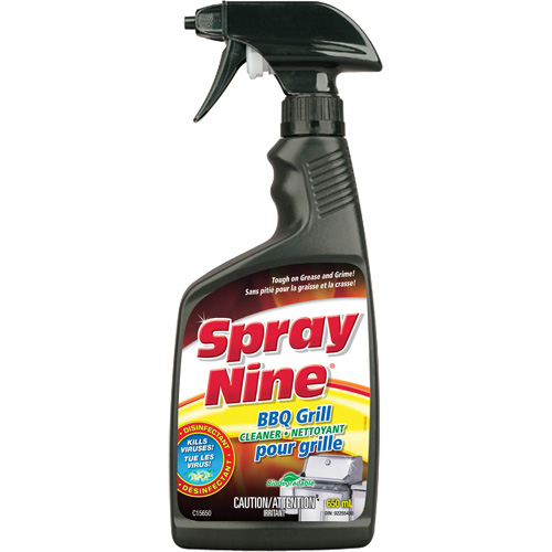 Spray Nine&reg; BBQ Grill Cleaner, 650 ml, Trigger Bottle - Spray Nine C15650
