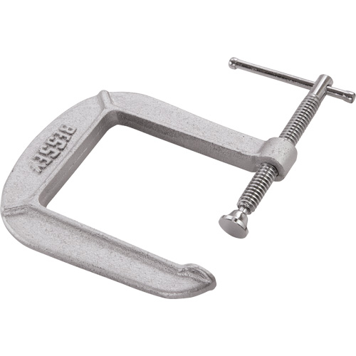 Light-Duty C-Clamp, 3" (76 mm) Capacity, 4-1/2" (114 mm) Throat Depth - Bessey CM34DR