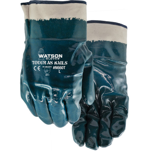 Tough-As-Nails Chemical-Resistant Gloves, Size Large, Cotton -  