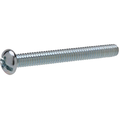 Vis m&eacute;canique &agrave; t&ecirc;te cylindrique Phillips, #8-32 x 1/2" lo, Zingu&eacute; -  