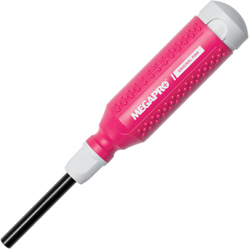 Tournevis multi embouts Original Pink 15-en-1, 8-37/50" lo, Prise Textur&eacute; - Megapro 151PINK