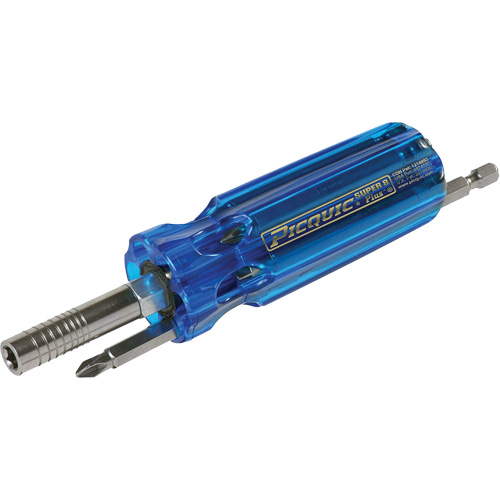 Super 8 Plus Multibit Screwdriver, Plastic Handle - Picquic 98880