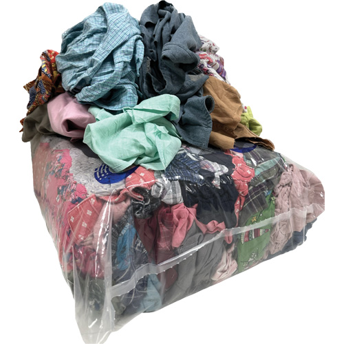 Special Wiper Rags, Mix Colours, 20 lbs. - Rotex RC002-B20-E