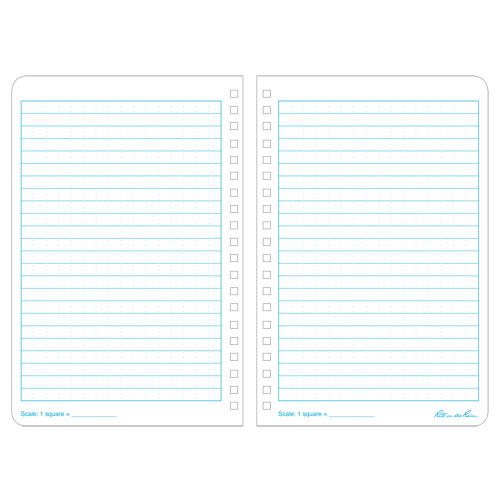 Side-Spiral Notebook, Soft Cover, Yellow, 64 Pages, 4-5/8" W x 7" L - Rite In The Rain 373