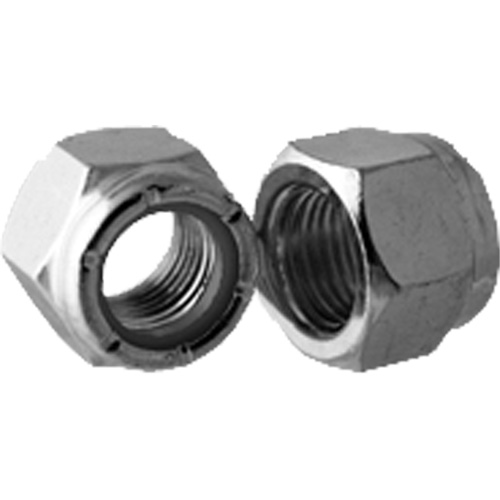 NTU Thin Heavy Series Locknut Nylon Insert, 3/4"-10 Dia., Zinc Plated -  