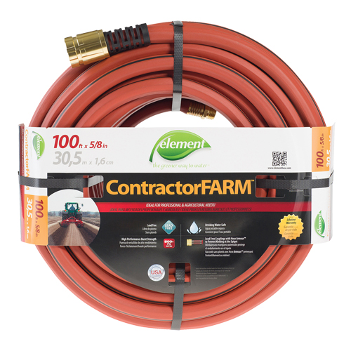 Contractor/FARM Water Hose, PVC, 5/8" dia. x 100' - Swan CELCF58100