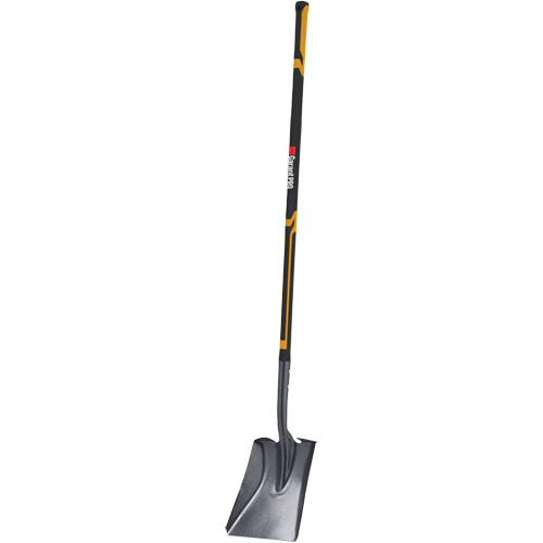 Pro Square Point Shovel, Fibreglass, Tempered Steel Blade, Straight Handle, 48" Long - Garant GPHS2L
